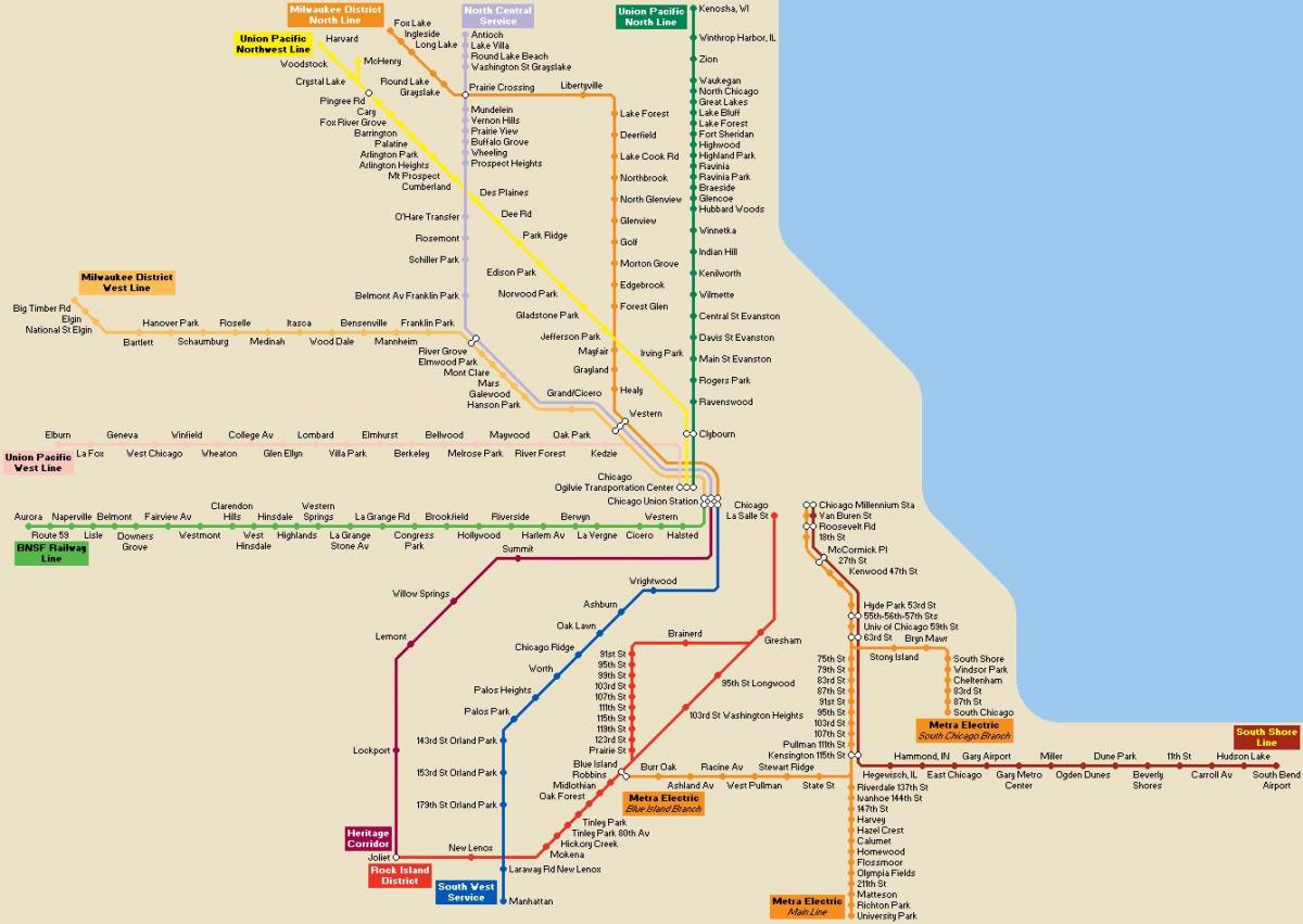 Chicago public transport karta