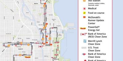 Chicago marathon race karta
