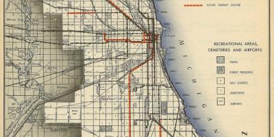 Karta över Chicago tunnelbana