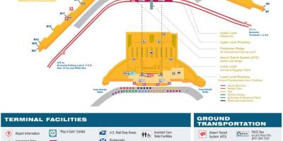 Karta över O Hare terminal 5