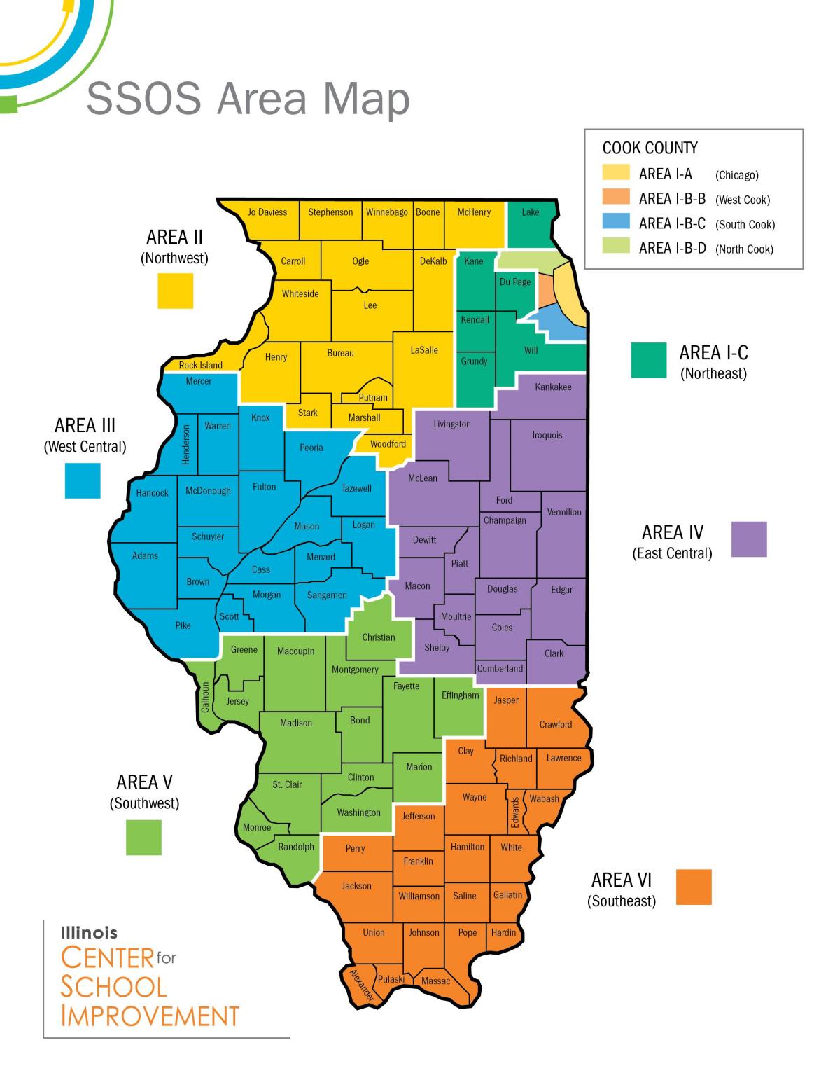 Chicago offentliga skolor karta