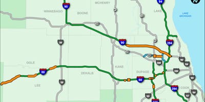 Chicago tollway karta