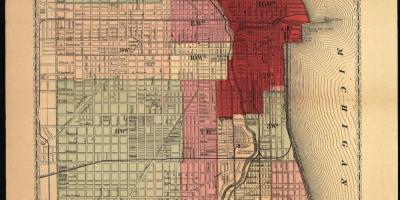 Karta över Chicago fire