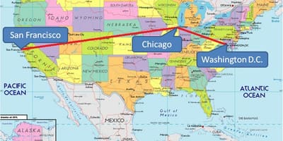 Chicago USA karta