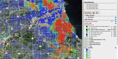 Chicago skytte hotspots karta