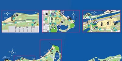 Karta över Chicago stränder