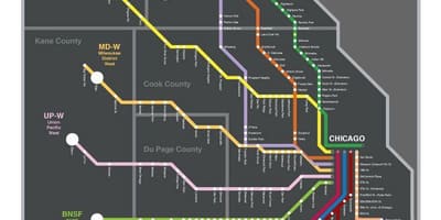 Metra Chicago karta