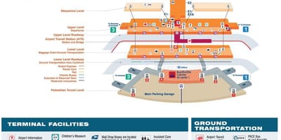 Karta över O Hare terminal 2