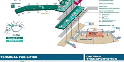 O Hare airport karta terminal 3