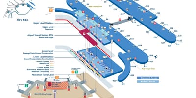Karta över ord terminal 1 karta Chicago